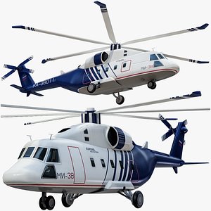 Lowpoly Helicopter Mi-38