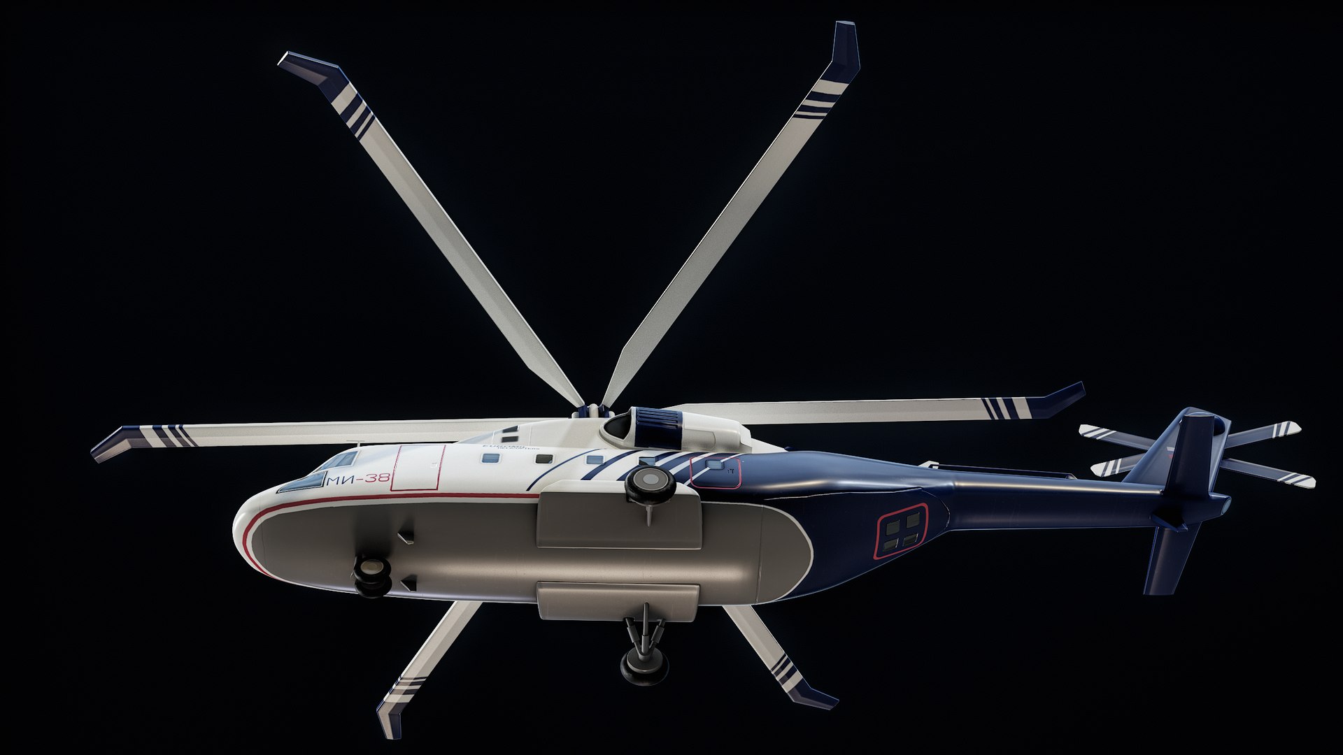 3D model Lowpoly Helicopter Mi-38 https://p.turbosquid.com/ts-thumb/5E/UOb1JI/kl/r_viewport_015/png/1721248851/1920x1080/fit_q87/77e55ce1a906d5f9722bde32a76f6181aef13ac7/r_viewport_015.jpg
