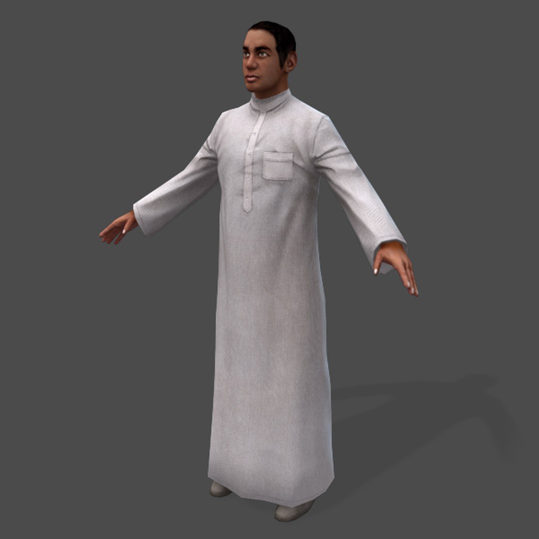 3d games arabic civilians male model