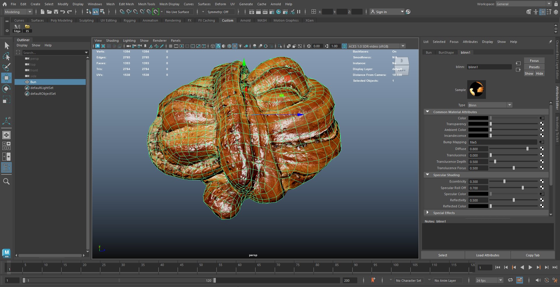 3D Round Challah Bread AR VR PBR Lowpoly With Game Ready 3d Model ...