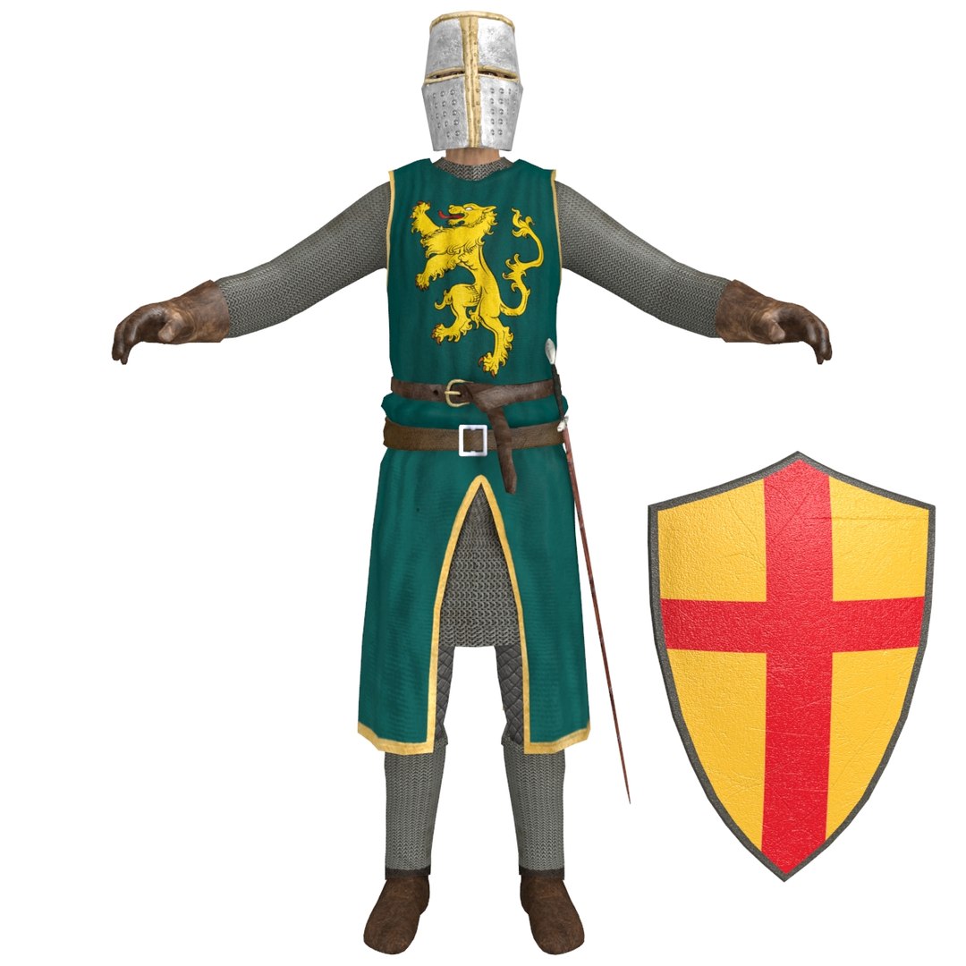 3D rigged knight helmet - TurboSquid 1332717