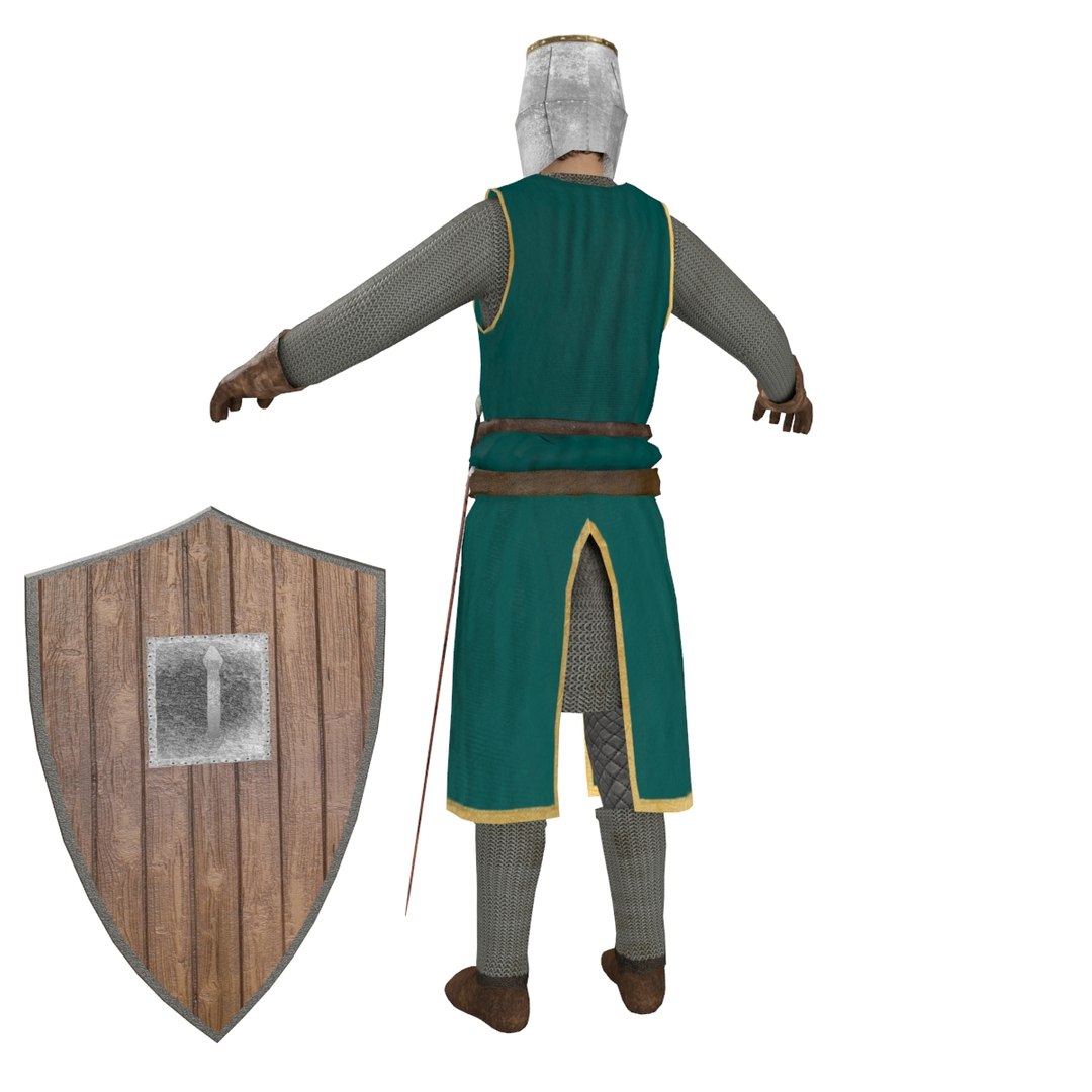 3D rigged knight helmet - TurboSquid 1332717