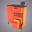 Modern Wood Chipper and Pellet Boiler