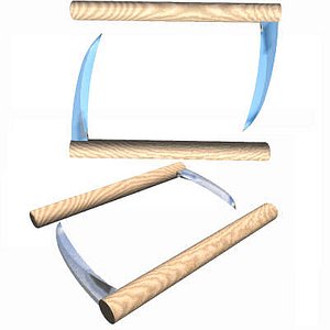 kama martial arts obj