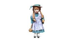 3D - porcelain doll ginger