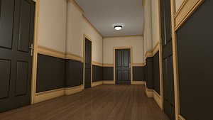 Apartment Hallway 3D