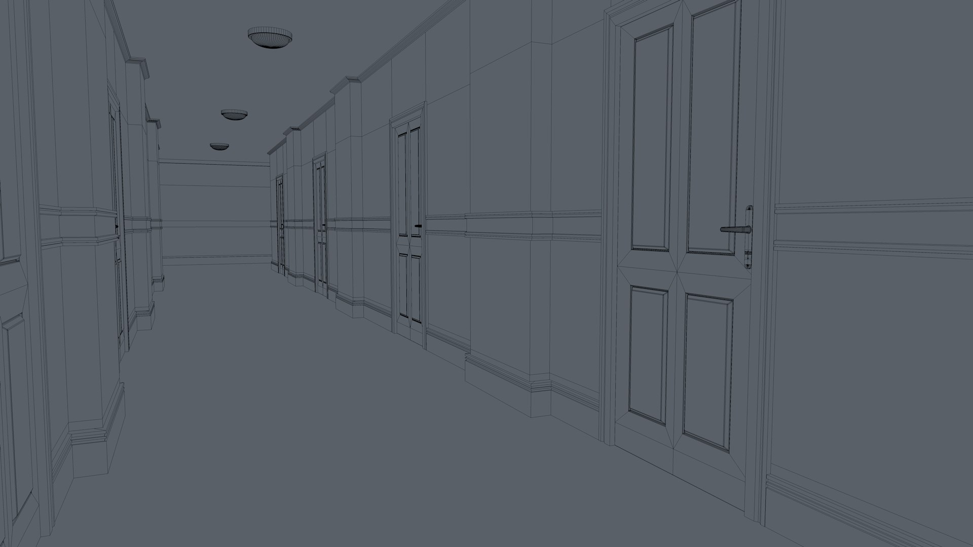 Apartment Hallway 3D https://p.turbosquid.com/ts-thumb/5E/gPC3FY/dQ/wireframes0001/png/1718658258/1920x1080/fit_q87/052bc15494112614339447b2c8272c13ad88b06a/wireframes0001.jpg