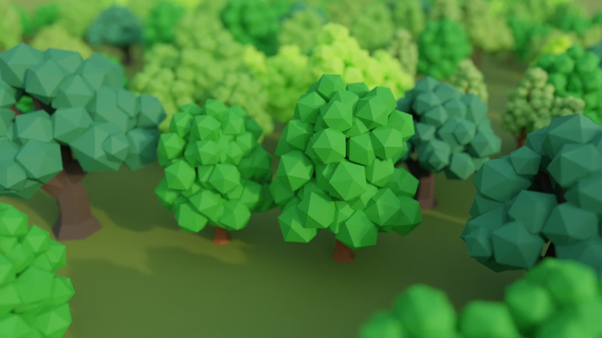 Low Poly Tree Pack 3 Model - TurboSquid 1925118