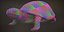 turtle rigging animation 3D model