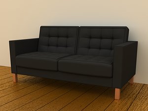 3d ikea karlstad loveseat two-seat