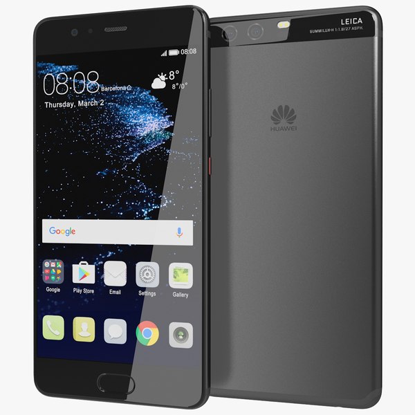 realistic huawei p10 graphite 3d max