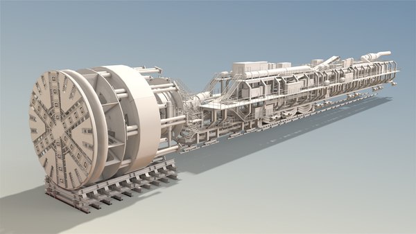 Low Poly Tbm 3d Turbosquid