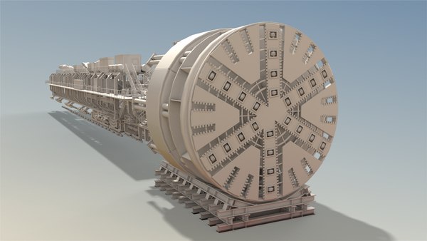 Low Poly Tbm 3d Turbosquid