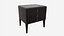 Bedside Table Wooden Art Deco