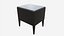 Bedside Table Wooden Art Deco
