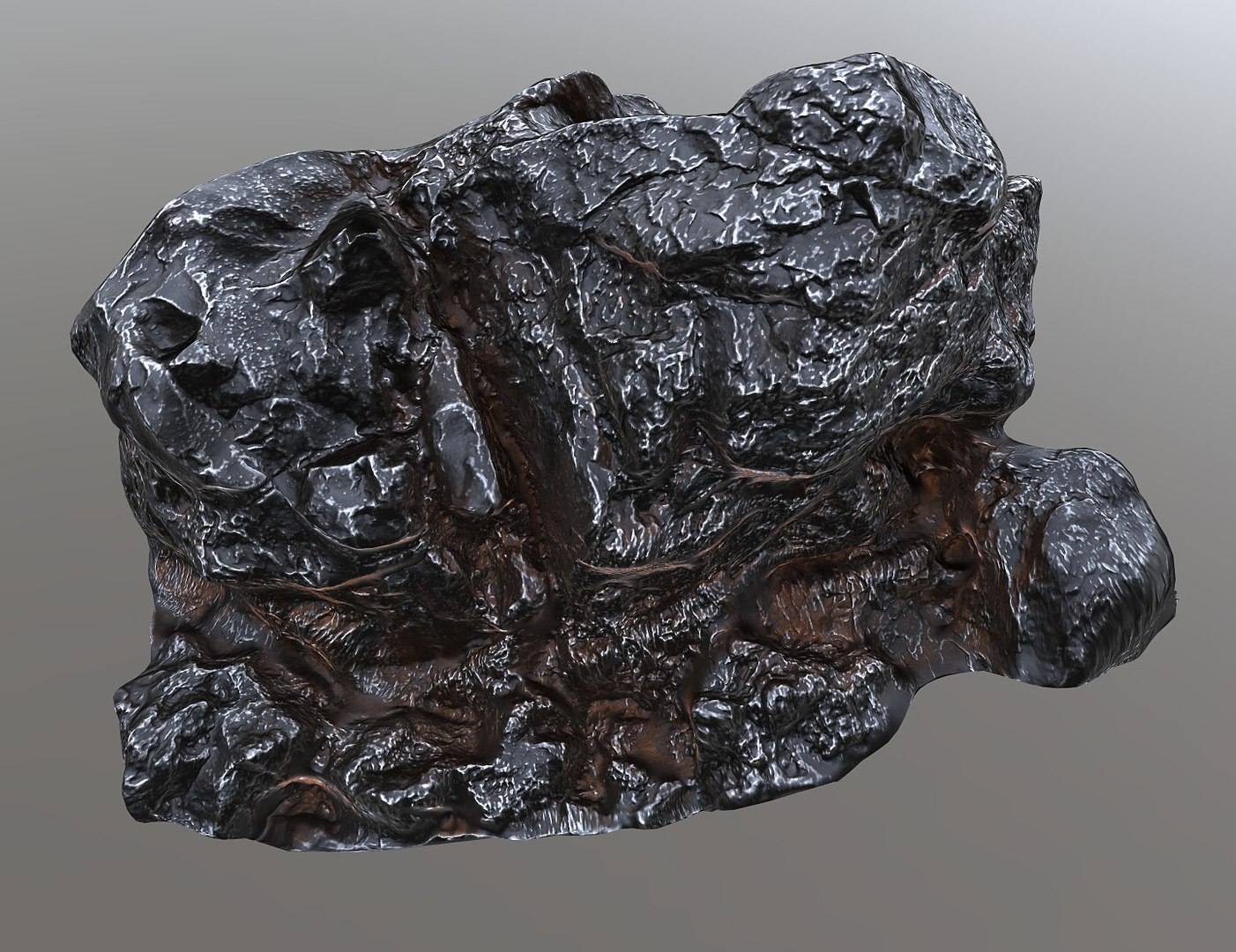 3d model of alien rock pack 14