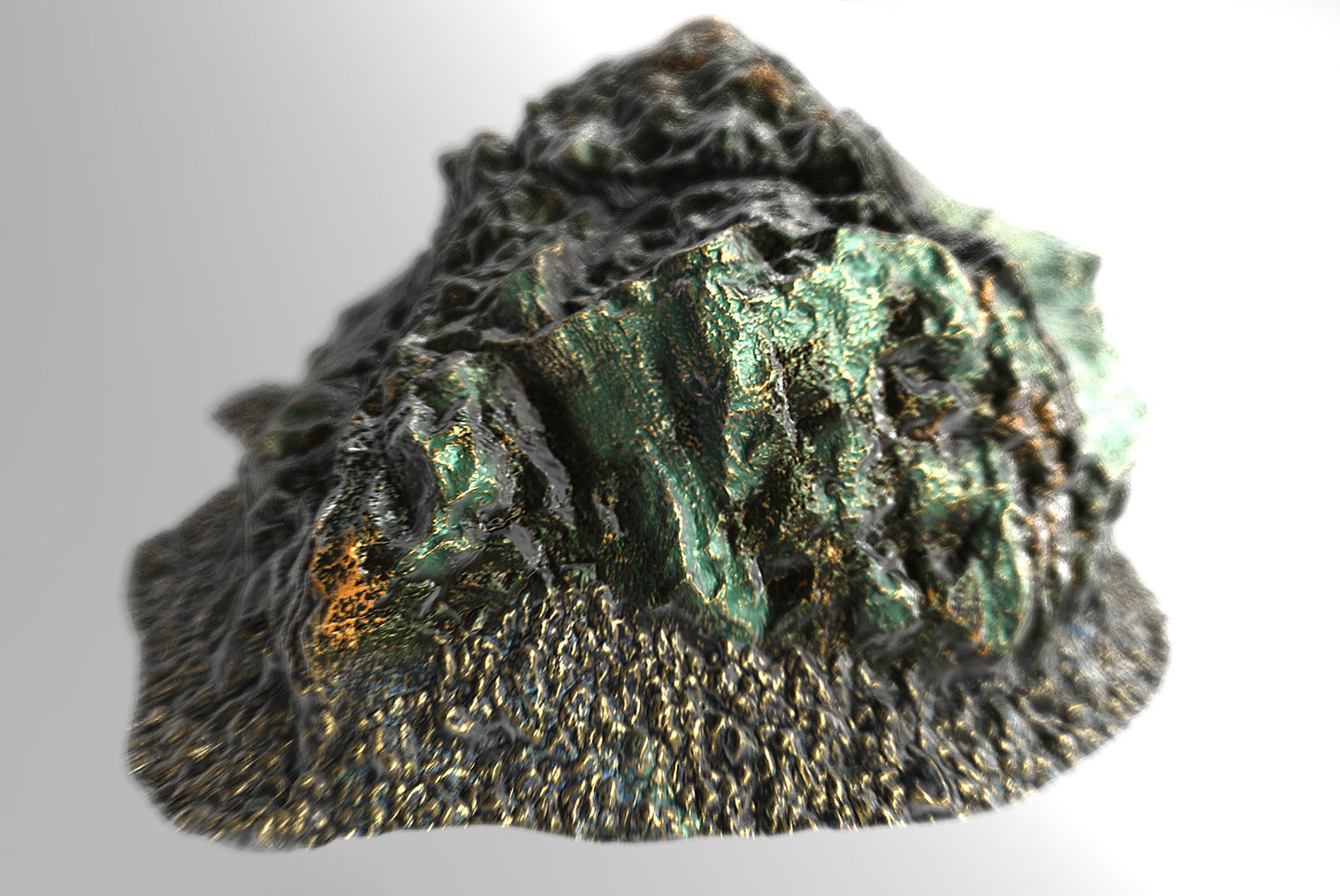 3d model of alien rock pack 14