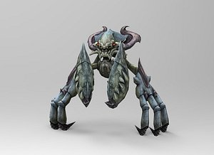 3d crab monster model