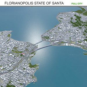 Florianopolis State of Santa Catarina Brazil 3D model