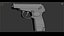 Pistolet PM Makarov Prêt pour le jeu low-poly