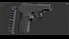 Pistolet PM Makarov Prêt pour le jeu low-poly