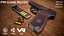Pistolet PM Makarov Prêt pour le jeu low-poly