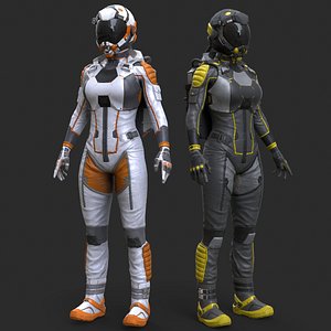 Female Sci-Fi Suit