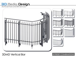 3dmd railings 3ds