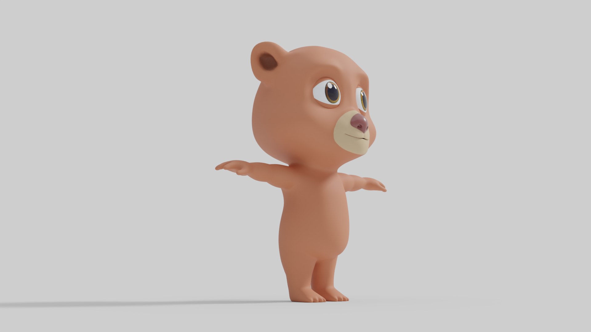 3D 3DBearCartoonRig Model - TurboSquid 2190158