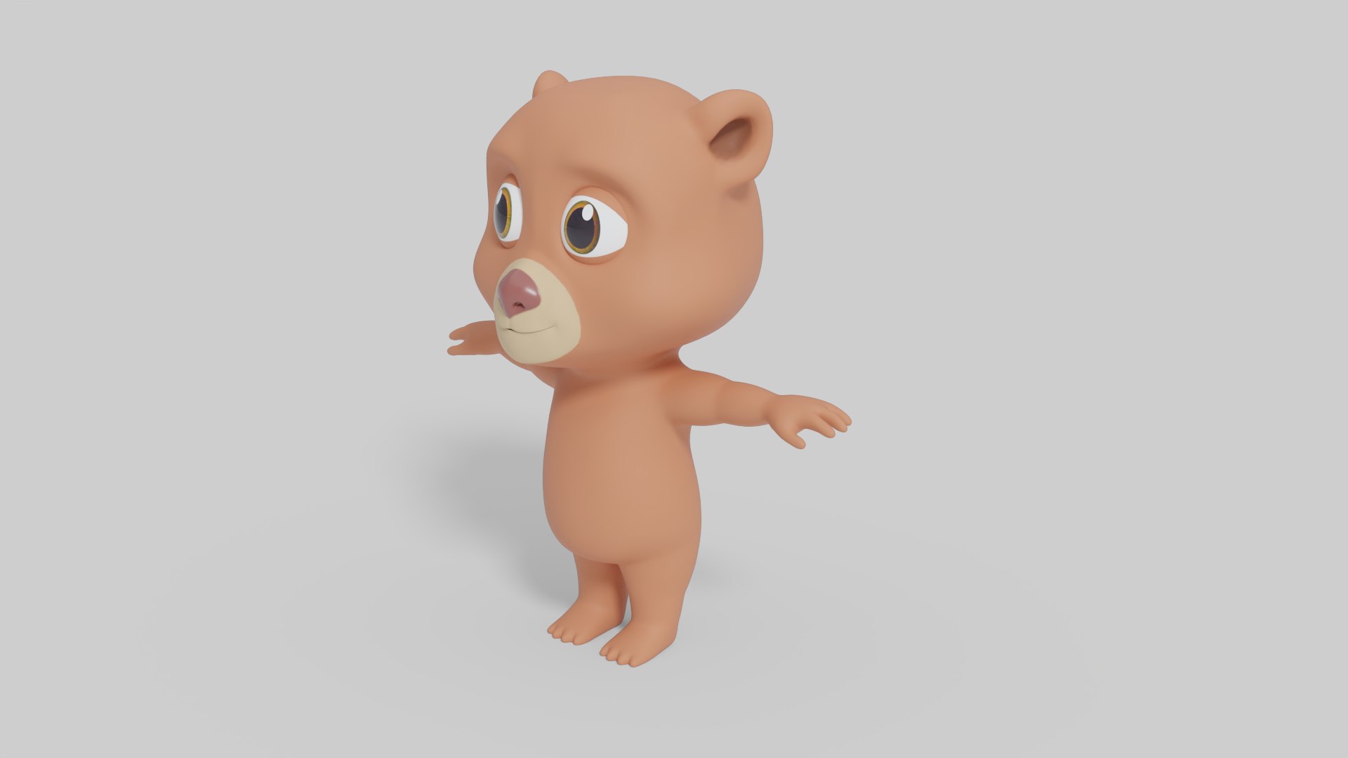 3D 3DBearCartoonRig Model - TurboSquid 2190158