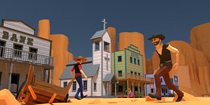 LOW POLY WORLD - WESTERN