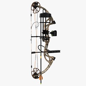 Hunting Compound Bow Bear Cruzer G2 3D Model