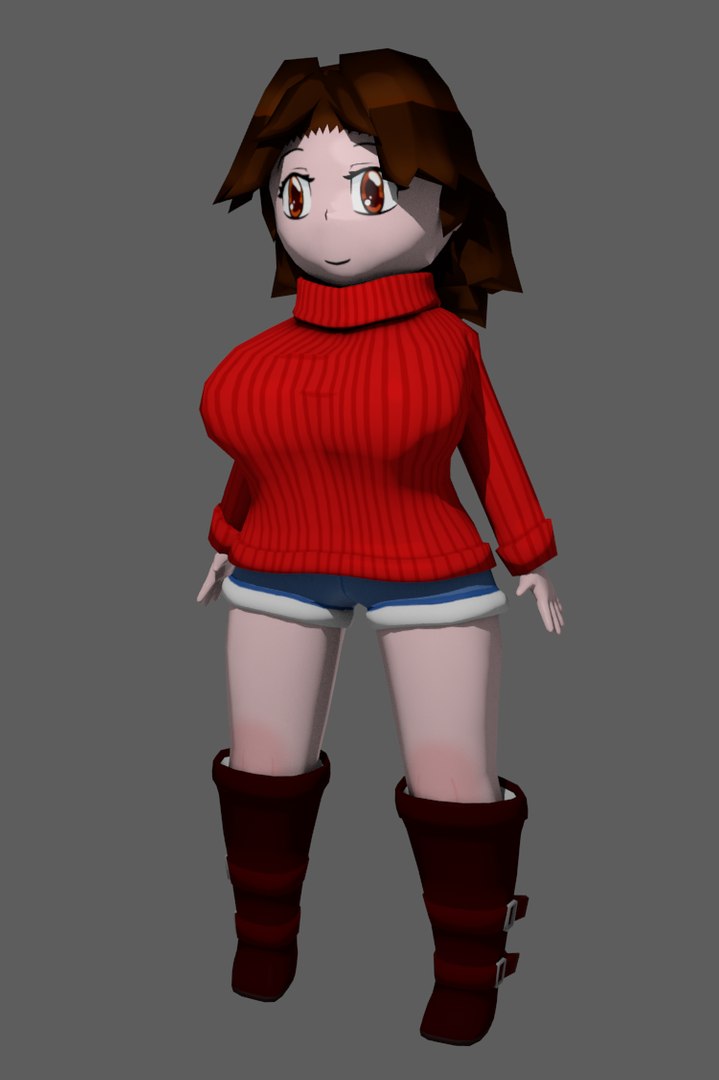 Free 3D Female Girl Model - TurboSquid 1190715