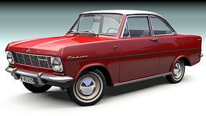 3D Opel Kadett A Coupe 1962