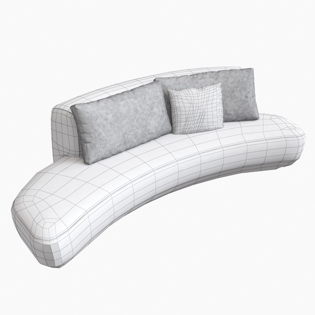 Gallotti Radice Audrey Curved 3D Model - TurboSquid 1275786
