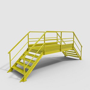 Warehouse Stairs 3D model