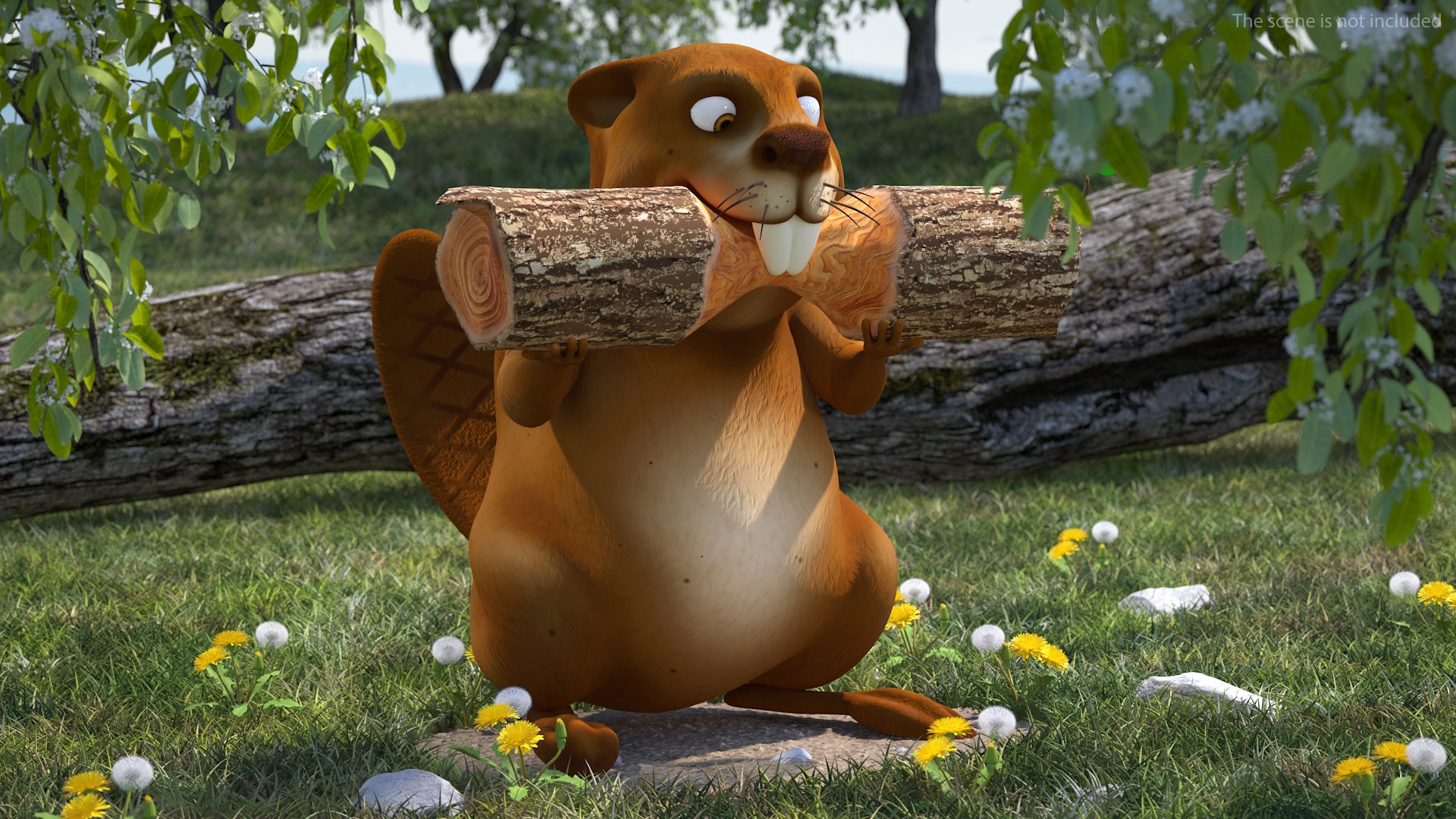 Cartoon Beaver with Log model https://p.turbosquid.com/ts-thumb/5F/a4WhAH/FO/cartoonbeaverwithlogc4dmodel003/jpg/1635557973/1920x1080/fit_q87/b9794e062c6912c70d69a2bb5514f0f340ae8628/cartoonbeaverwithlogc4dmodel003.jpg