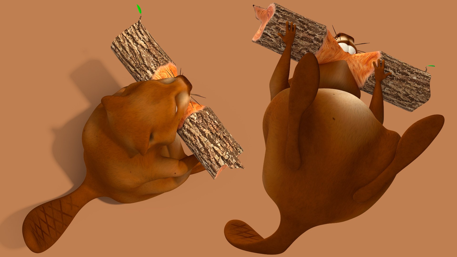 Cartoon Beaver with Log model https://p.turbosquid.com/ts-thumb/5F/a4WhAH/Gi/cartoonbeaverwithlogc4dmodel009/jpg/1635557990/1920x1080/fit_q87/9680db6073520f09a1fe9cef5743e8edef4a2be9/cartoonbeaverwithlogc4dmodel009.jpg