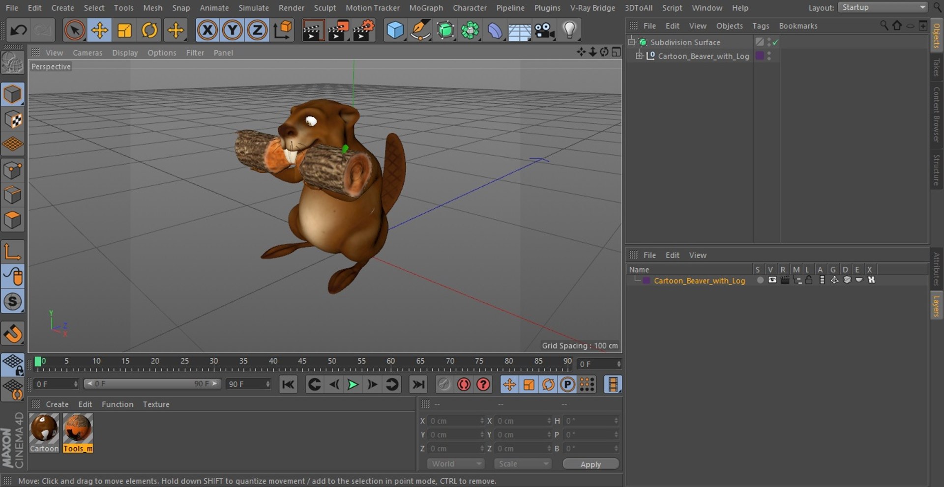 Cartoon Beaver with Log model https://p.turbosquid.com/ts-thumb/5F/a4WhAH/Pl/cartoonbeaverwithlogc4dmodel026/jpg/1635558039/1920x1080/fit_q87/84abda4dc05fff253eed5d902d47e8cdf63de832/cartoonbeaverwithlogc4dmodel026.jpg