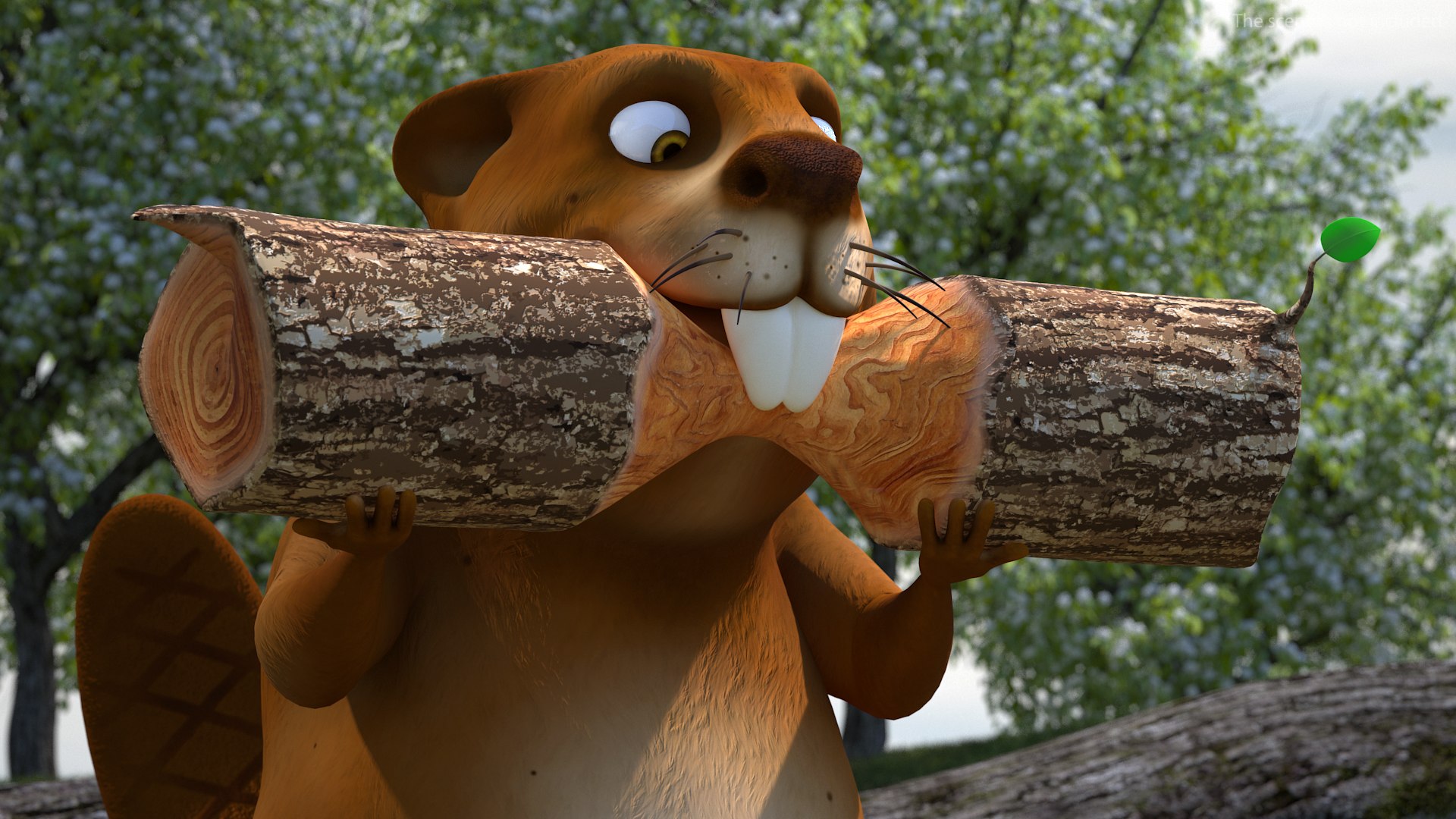Cartoon Beaver with Log model https://p.turbosquid.com/ts-thumb/5F/a4WhAH/f6/cartoonbeaverwithlogc4dmodel006/jpg/1635557982/1920x1080/fit_q87/2f11f8e65205502cdfdc81f2686eaddfdc4065d9/cartoonbeaverwithlogc4dmodel006.jpg