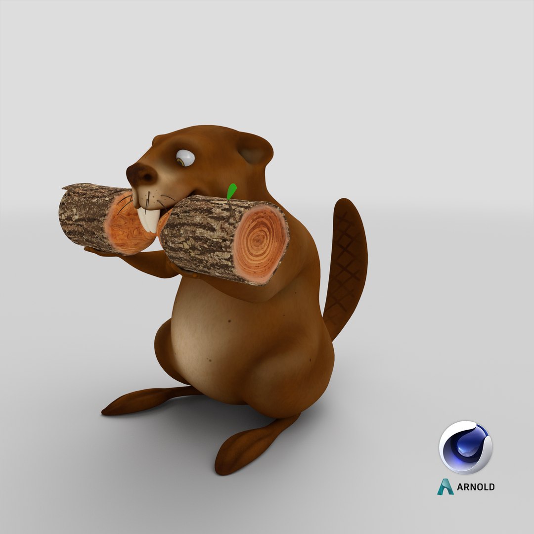 Cartoon Beaver with Log model https://p.turbosquid.com/ts-thumb/5F/a4WhAH/xC/stemcell_cinema_4d_arnold_render/png/1644478926/1920x1080/fit_q87/70aec9249e87fc665c8fb99fdf35b6fa21927d86/stemcell_cinema_4d_arnold_render.jpg