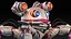3D Sci-Fi Quadruped Robot - Rigged