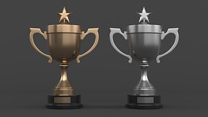 Trophy Cups 3D model