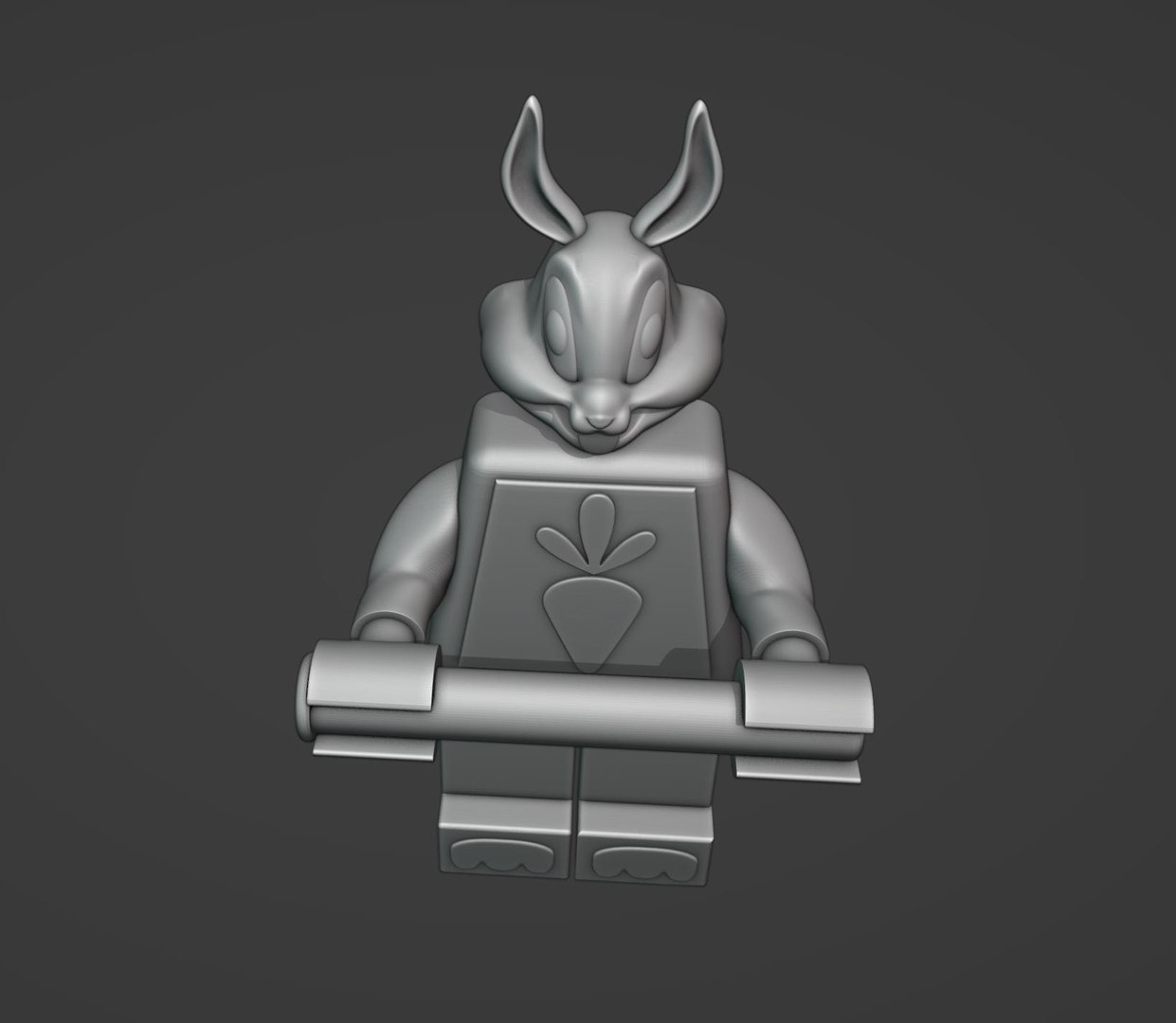 3D Bunny Toilet Paper Holder TurboSquid 2082281