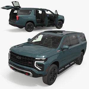 2025 Chevrolet Suburban Z71 4WD Rigged for Maya