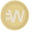 Moneda de oro Wirex Token