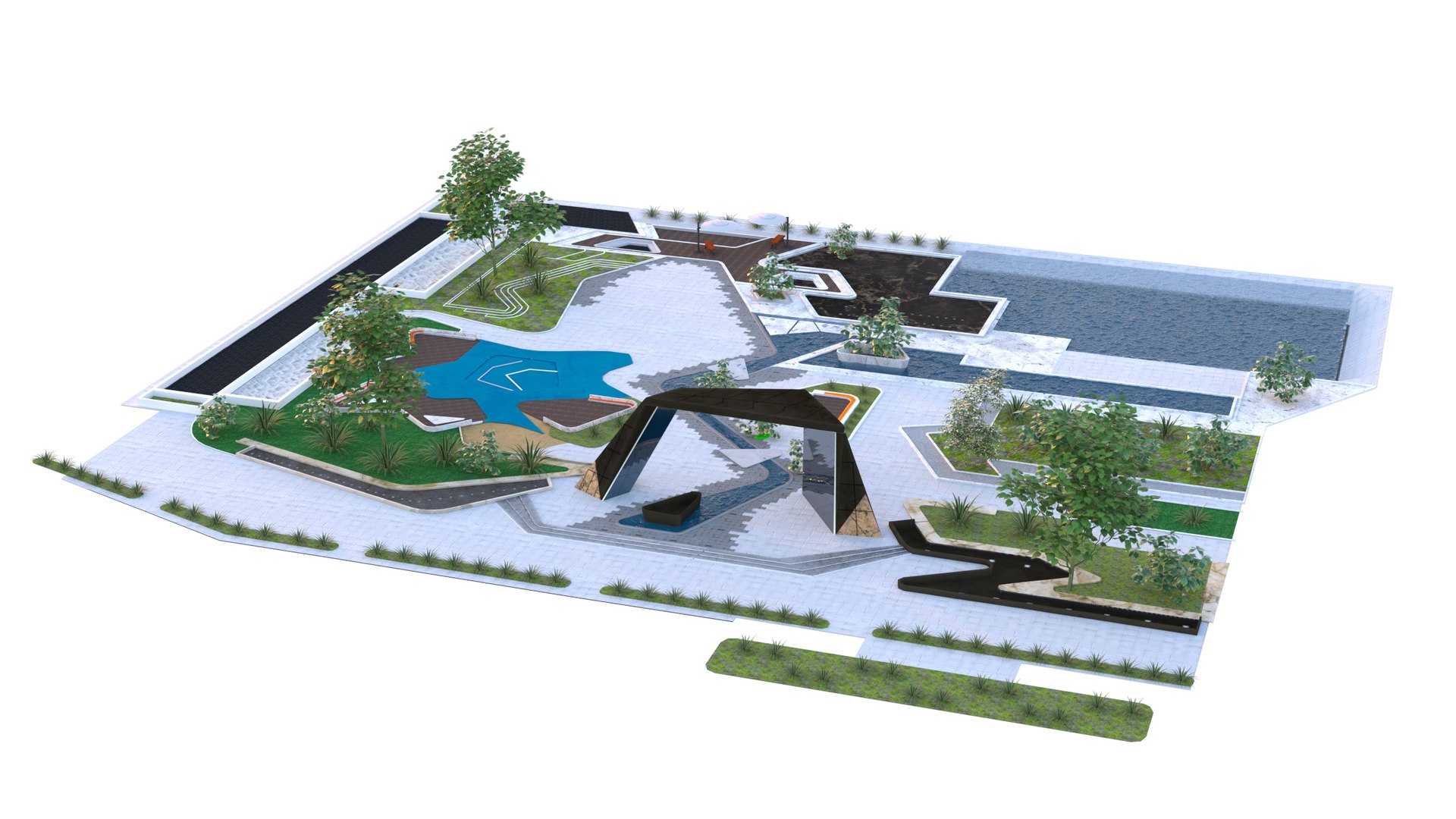 3D model 3D City Green Space https://p.turbosquid.com/ts-thumb/5F/gzQEZ2/0a/task_3_r_2/jpg/1707657521/1920x1080/fit_q87/6fd050454233c3556d7c62fa5f137fdf9cdbb8a4/task_3_r_2.jpg