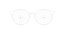 Fashion Round Glasses Transparent Red Frame