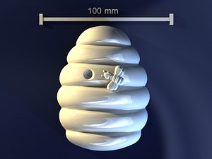 beehive mould hand 3d max