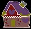 Puzzle grande casa di pan di zenzero Pop It Fidget Toys Set